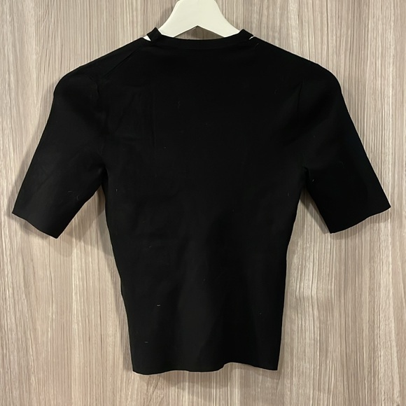 edition MO&CO black sweater with choker size XS - Picture 2 of 6